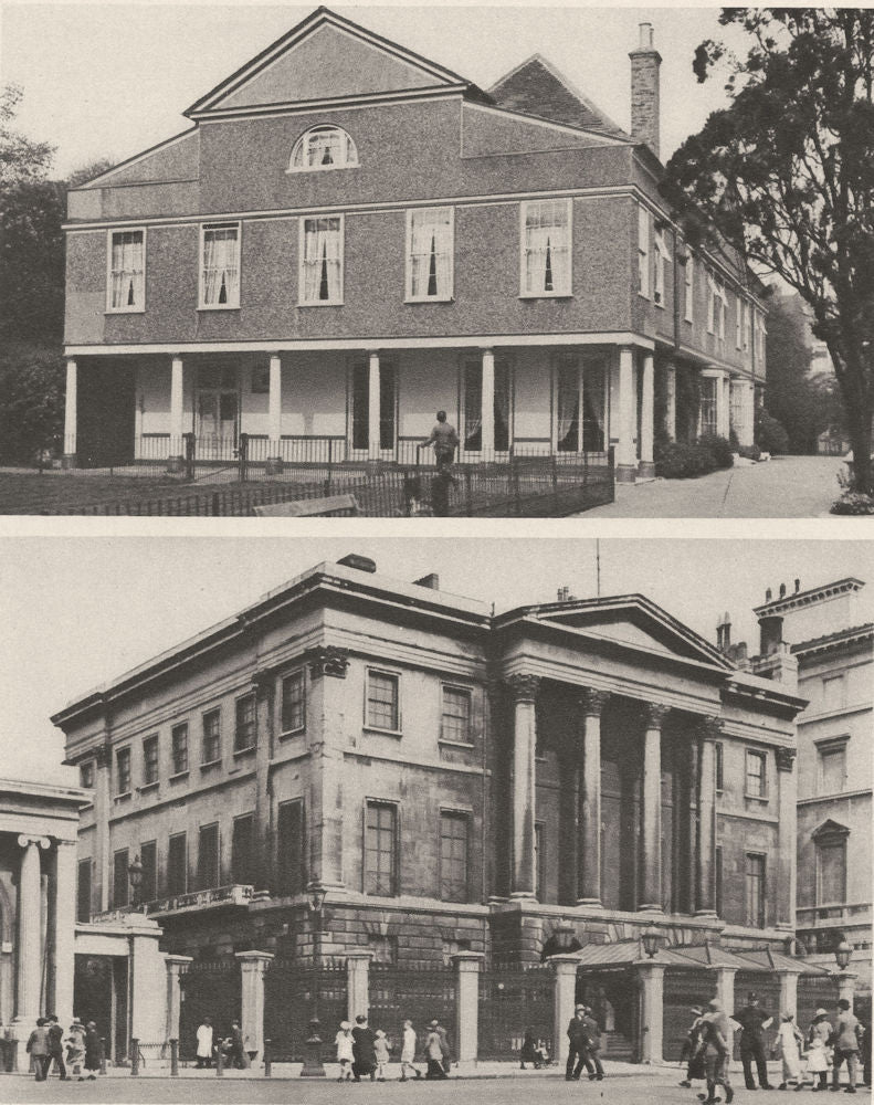 LONDON. Lauderdale House, Waterlow Park Highgate. Apsley House, Piccadilly 1926